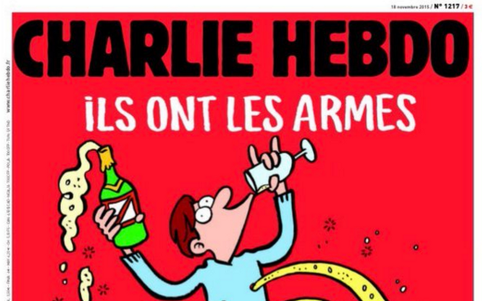 "Charlie Hebdo": Mają broń. Piep***ć ich, mamy szampana!