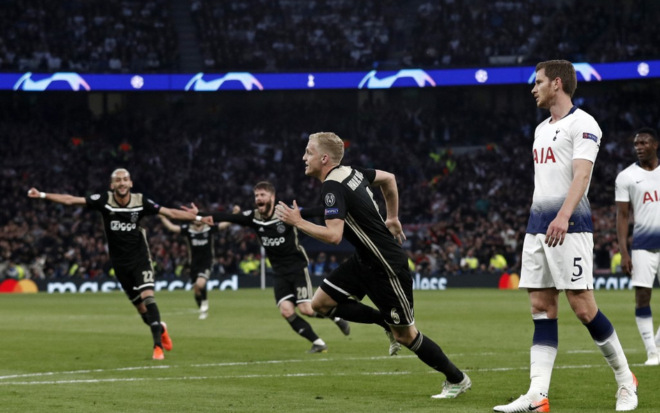Liga Mistrzów: Tottenham przegrywa. Niedosyt Ajaxu