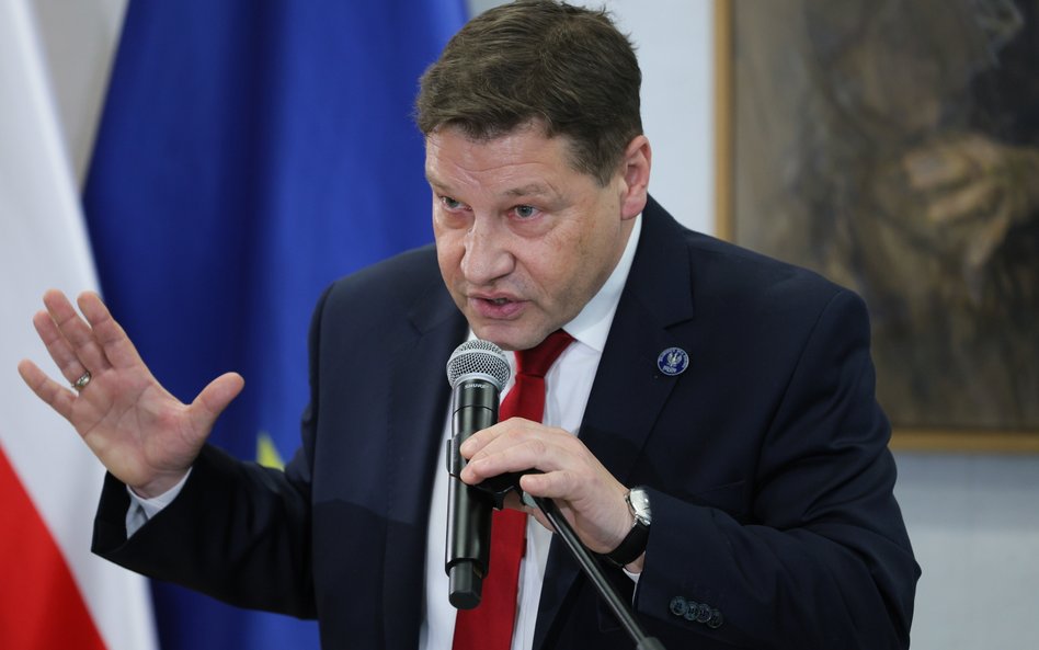 Rzecznik dyscyplinarny sędziów sądów powszechnych SSA Piotr Schab na posiedzeniu sejmowej komisji sp