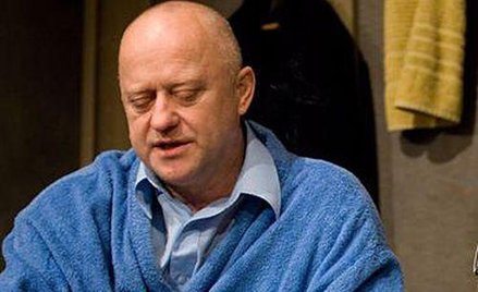 Edward Żentara e "Emigrantach" Sławomira Mrożka, na deskach Tarnowskiego Teatru im. Ludwika Solskieg