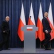 Prezydent Karol Nawrocki i prezes Narodowego Banku Polskiego Adam Glapiński podczas konferencji pras