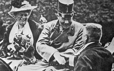 Arcyksiążę Franciszek Ferdynand d'Este z żoną Zofią, 28 czerwca 1914 r., Sarajewo