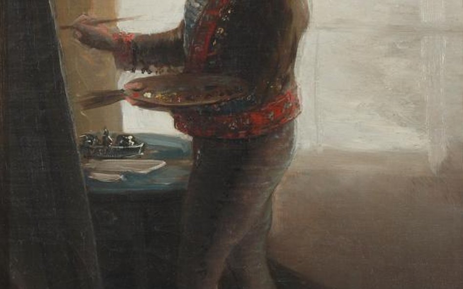 Francisco de Goya, Self Portrait before an Easel, 1792-5, Oil on canvas, 42 x 28 cm