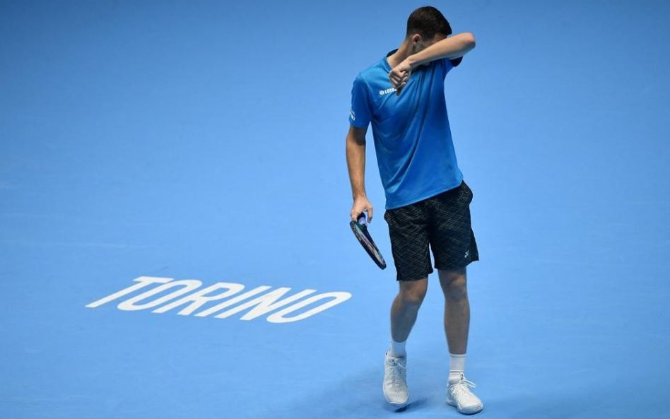 Hubert Hurkacz przegrał drugi mecz w ATP Finals