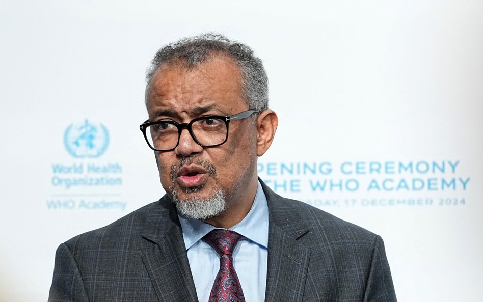 Szef WHO Tedros Adhanom Ghebreyesus