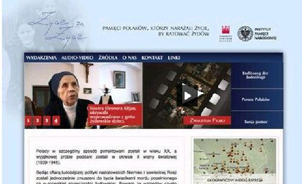 Na portalu Życie za Życie można obejrzeć nagrane na wideo relacje świadków historii, zdjęcia, plakat