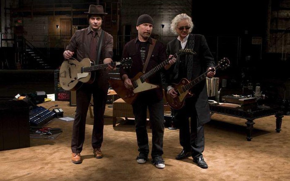 Jack White (od lewej), The Edge i Jimmy Page