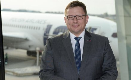 Rafał Milczarski, prezes LOT-u.