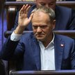 Donald Tusk na sali plenarnej Sejmu