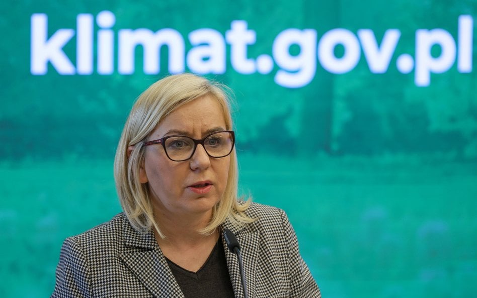 Minister klimatu i środowiska Paulina Hennig-Kloska