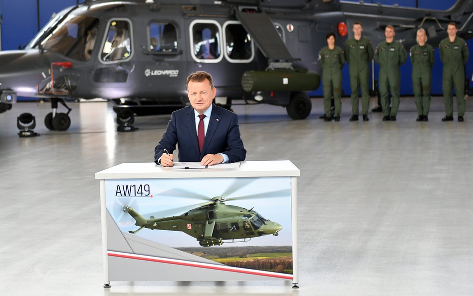 MON zamawia śmigłowce AW149