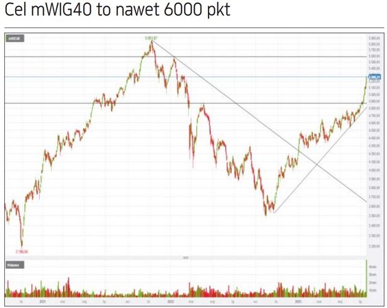 Indeks średnich spółek to jeden z dwóch najmocniejszych warszawskich benchmarków w tym roku. Co ciek