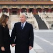 Prezydent USA Donald Trump wraz z żoną Melanią w Pekinie