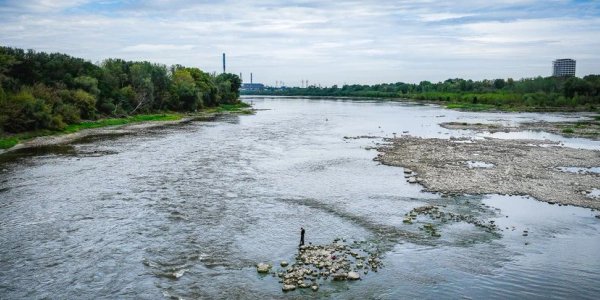 Rekordowo niski poziom Wisły w Warszawie. IMGW podaje nowe dane