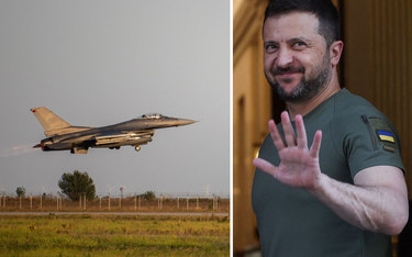Wołodymyr Zełenski podpisze w Brukseli umowę, na podstawie której na Ukrainę trafi 30 myśliwców F-16