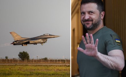 Wołodymyr Zełenski podpisze w Brukseli umowę, na podstawie której na Ukrainę trafi 30 myśliwców F-16