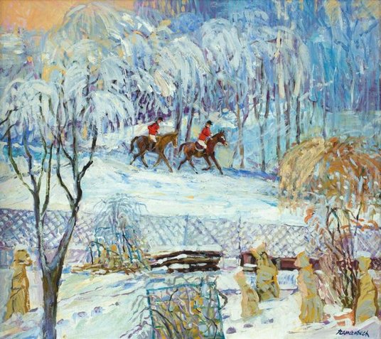 Od 12 tys. zł licytowany będzie obraz Jana Szancenbacha.