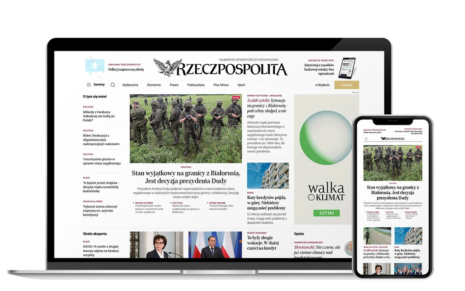 "Rzeczpospolita" uruchomiła nową stronę i system CMS