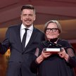 Agnieszka Holland i Marcin Wierzchosławski, czyli producenci filmu "Zielona granica" podczas 80. Mię