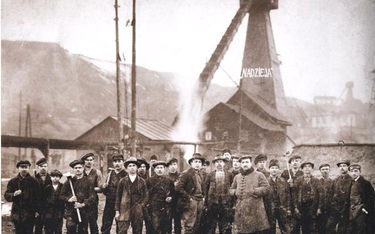 Pracownicy kopalni ropy naftowej Nadzieja w Borysławiu, 1914 r.