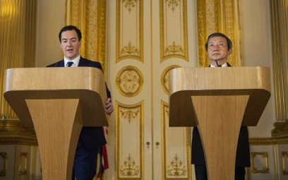Brytyjski Kanclerz wystąpił na konferencji z chińskim premierem