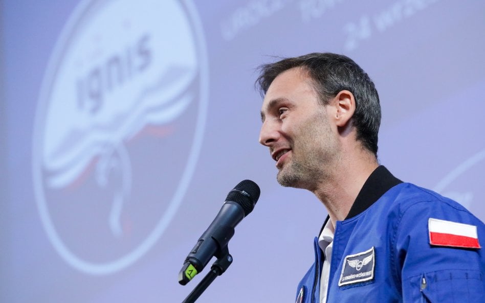 Astronauta projektowy Europejskiej Agencji Kosmicznej Sławosz Uznański-Wiśniewski