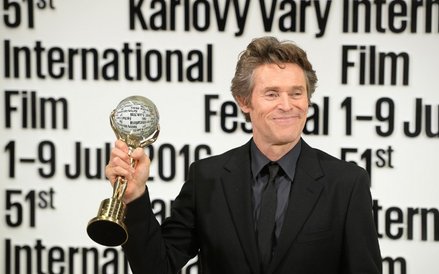 Willem Dafoe z Kryształowym Globem