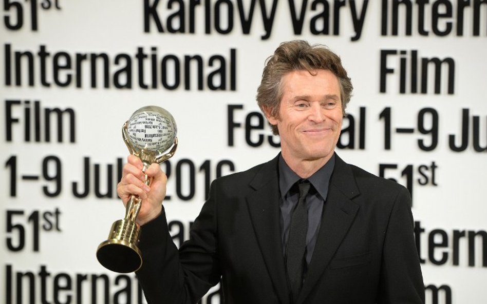 Willem Dafoe z Kryształowym Globem