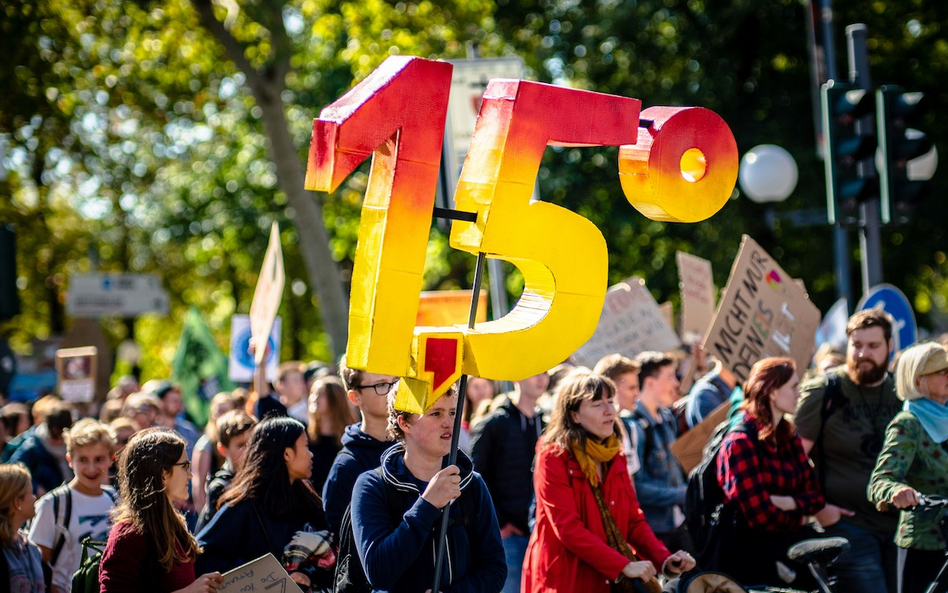 Pikieta z cyklu „Piątki dla przyszłości” w niemieckim mieście Bonn.