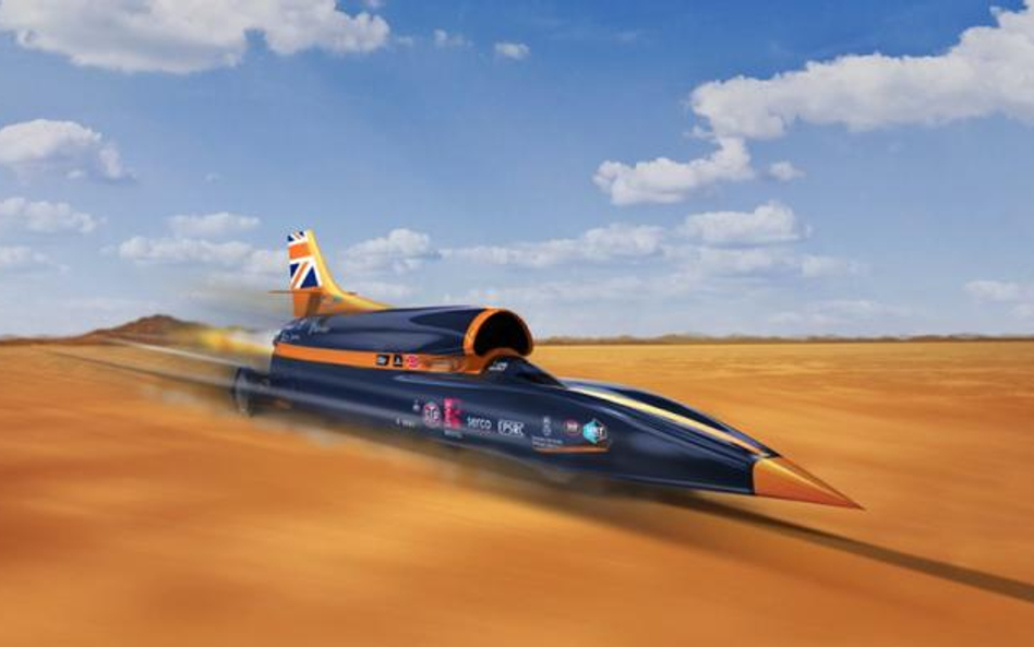 Bloodhound SSC ma na kołach pokonać psychologiczną barierę 1000 mil na godzinę (1609 km/h)