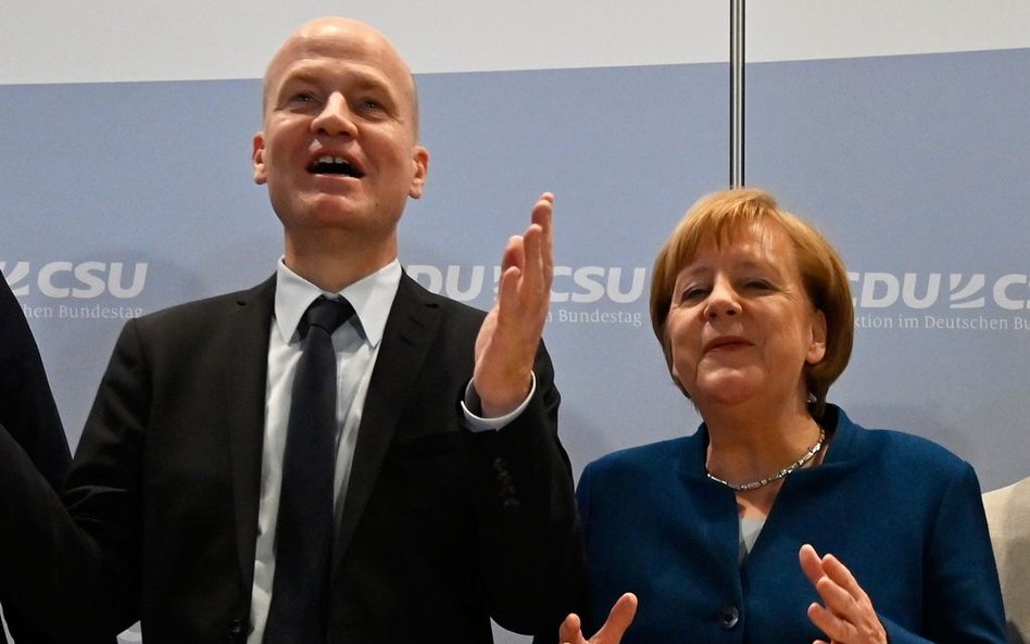 Ralph Brinkhaus i Angela Merkel