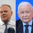 Donald Tusk, Jarosław Kaczyński i Grzegorz Braun
