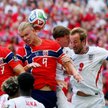 Zacięty mecz Norwegia – Anglia w ćwierćfinale Mistrzostw Świata 2026. Na zdjęciu: Alexander Sorloth,