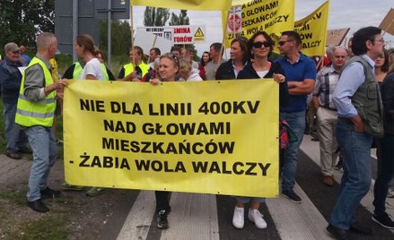 12 sierpnia blokowano drogę krajową nr 8 we wsi Oddział