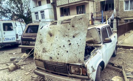 Skutki ostrzału Górskiego Karabachu przez Azerbejdżan