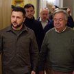 Wołodymyr Zełenski i Antonio Guterres