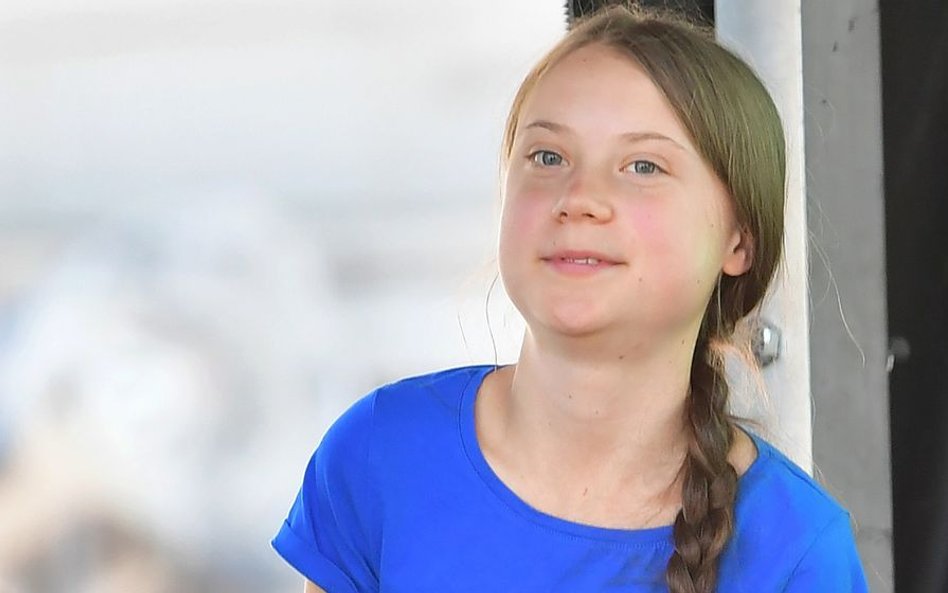 Greta Thunberg patrzy na San Francisco z gigantycznego muralu