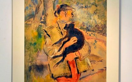 Dziewczyna z jagnięciem