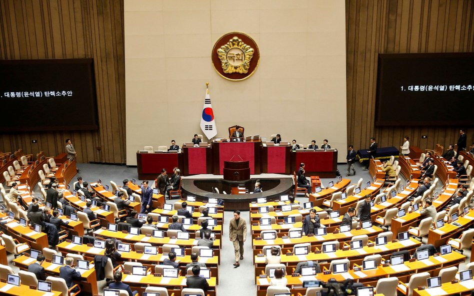 Korea Południowa: Parlament zagłosował za impeachmentem prezydenta Yoon Suk-yeola