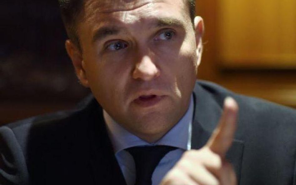 Minister spraw zagranicznych Ukrainy Pawło Klimkin
