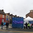 Punkt testowania na COVID w Liverpoolu