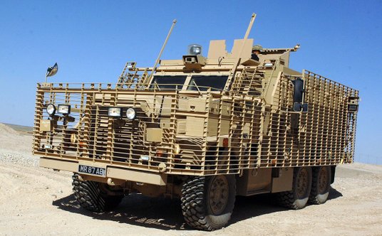 Wielka Brytania przekaże Ukrainie m.in. pojazdy klasy MRAP Mastiff.