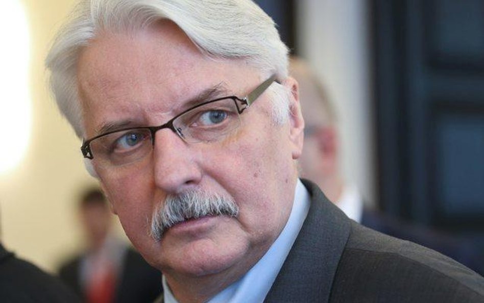 Szef polskiej dyplomacji Witold Waszczykowski nie weźmie udziału w weneckiej debacie. Rząd będzie re