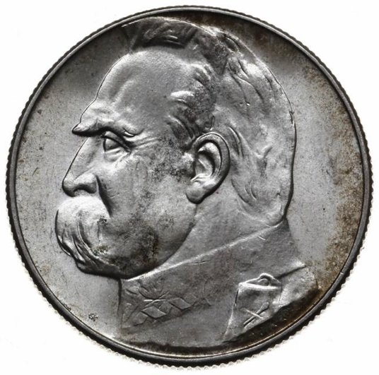 Za 1,4 tys. zł sprzedano monetę z Piłsudskim.