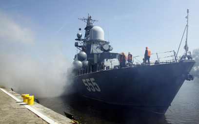 Okręt rakietowy klasy Nanuczka III, należący do Floty Bałtyckiej Marynarki Wojennej Federacji Rosyjs