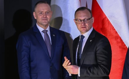 Prezydent Karol Nawrocki i rzecznik prezydenta Rafał Leśkiewicz
