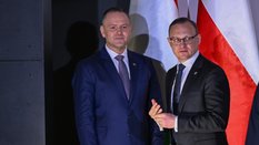 Prezydent Karol Nawrocki i rzecznik prezydenta Rafał Leśkiewicz