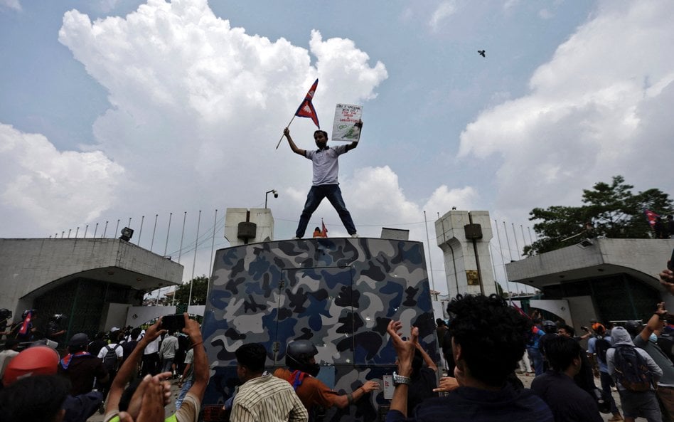 W Nepalu doszło do protestu pokolenia Zet