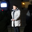 Premier Beata Szydło podczas briefingu przed szpitalem