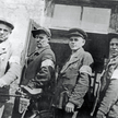 Ukraińscy milicjanci z niemieckiej policji pomocniczej. Okupowana Ukraina, wrzesień 1942 r.